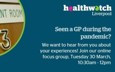 Healthwatch Liverpool patient focus group on GP services