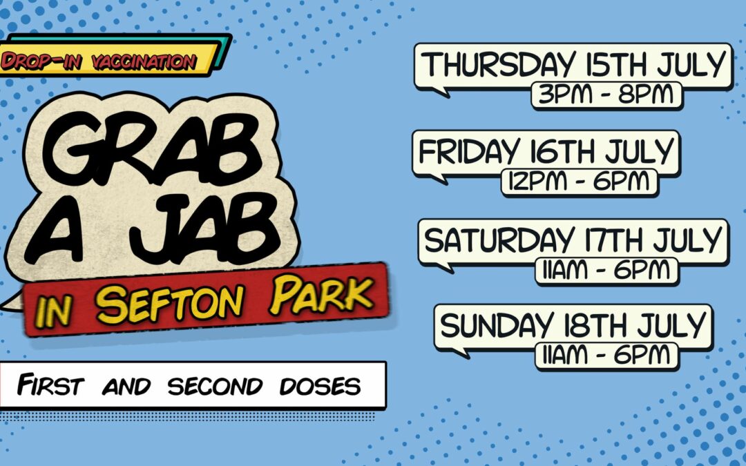 Grab-a-Jab in Sefton Park this weekend