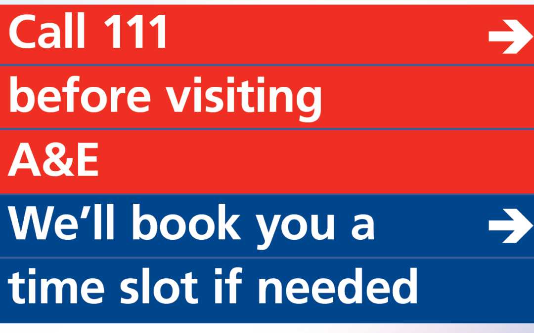 Call NHS 111 First