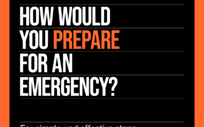 How would you prepare for an emergency?